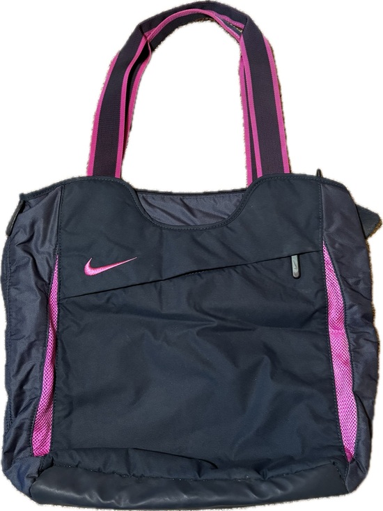 Nike Handbags - E158 Nike Radiate Women's Navy and Pink Tote Bag